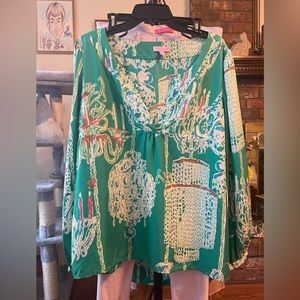 Lilly Pulitzer Swinger Jaiden Top Size XL